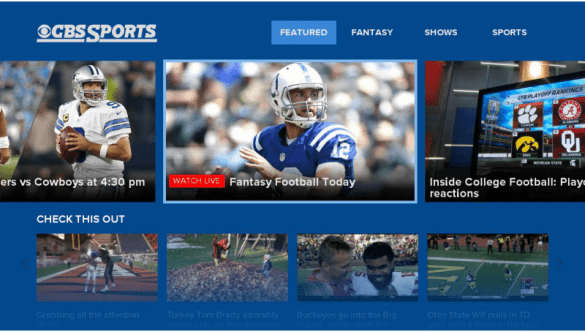 Мой Топ 5 БЕСПЛАТНО   Roku   Каналы для любителей спорта   CBS Sports   Приложение CBS Sports позволяет пользователям смотреть видео по запросу и потоковое видео в формате CBS Sports